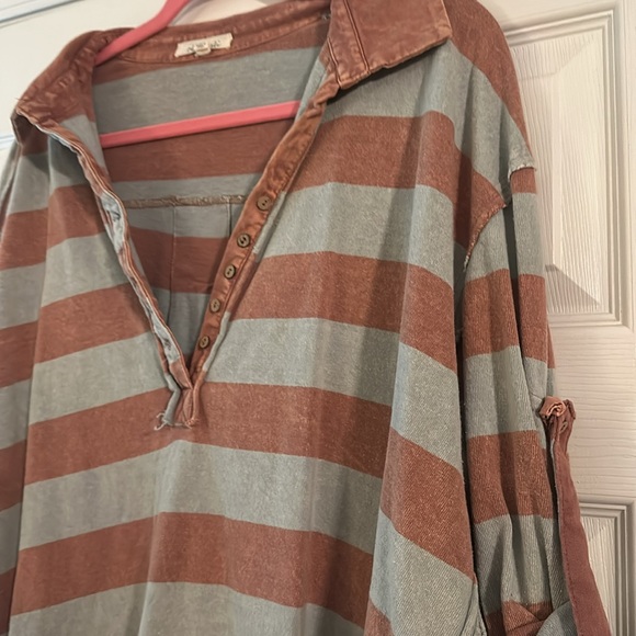 Oli & Hali striped henley - Picture 6 of 10